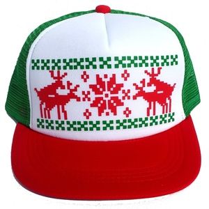 Ugly Sweater Sex Reindeer Trucker Hat